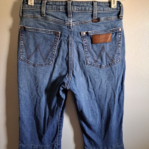 Wrangler Retro High Rise Flare /Bell Bottom Denim Jeans - Picture 3 of 11